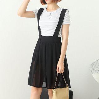 Chiffon Suspender Skirt