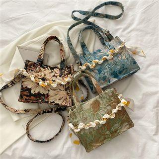 Nylon Print Handbag