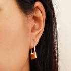 Safety Pin Hoop Earring