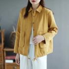 Drawstring Pocket Detail Shirt