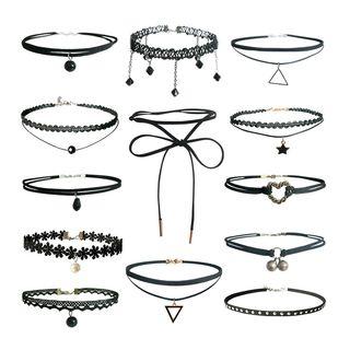 Set Of 13: Assorted Chokers