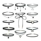 Set Of 13: Assorted Chokers