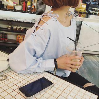 Tie-shoulder Top