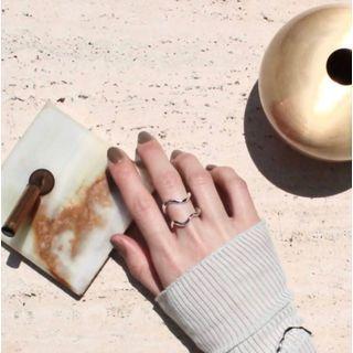 Irregular 925 Sterling Silver Open Ring J1073 - As Shown In Figure - One Size