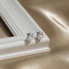Cat Faux Pearl Sterling Silver Earring 1 Pair - Silver - One Size