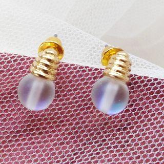 Resin Light Bulb Earring