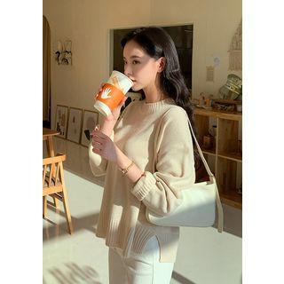 Crewneck Ribbed Sweater (8 Colors)