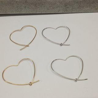 Heart Hoop Earrings