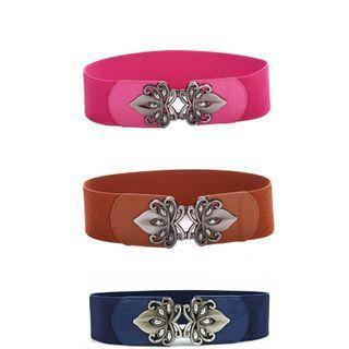 Alloy Buckled Elastic Belt