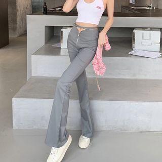 Low Waist Strappy Wide Leg Pants