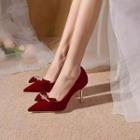 Bow Pointy Pumps (various Designs)