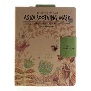 No:hj - Aqua Soothing Mask Pack Set Swiftlet Nest 10pcs