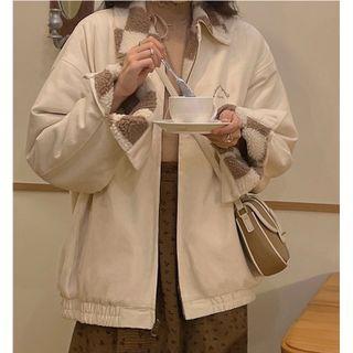 Reversible Checkerboard Fleece Jacket