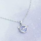925 Sterling Silver Cat Planet Pendant Necklace S925 Silver - As Shown In Figure - One Size