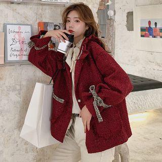 Ruffled Buttoned Jacket