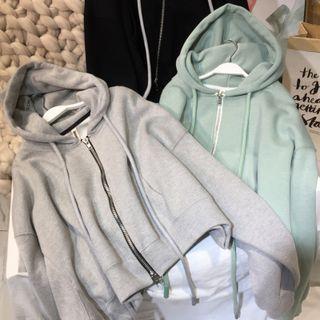Long-sleeve Hooded Wide Jacket