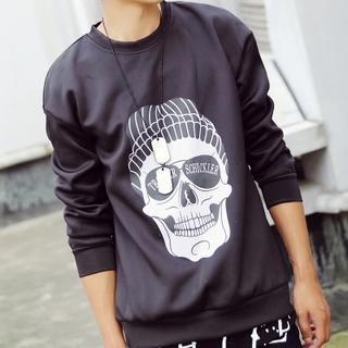 Skull Printed Pullover