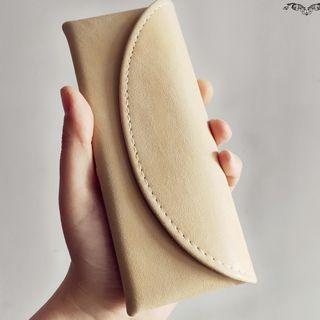 Faux Suede Eyeglasses Case