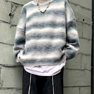 Tie-dye Sweater Black - One Size