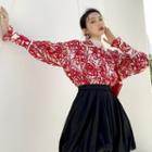 Puff A-line Skirt