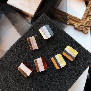 Acetate Panel Earring