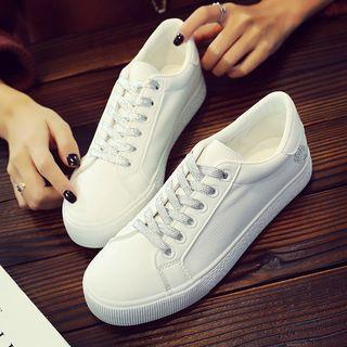 Contrast Strap Sneakers