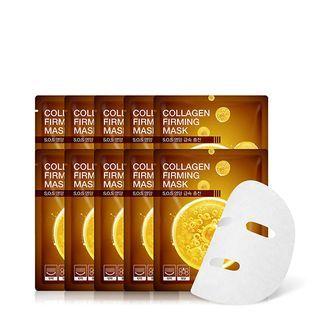 Wellage - Collagen Firming Mask Set 10 Pcs
