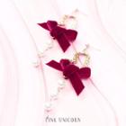 Velvet Bow Statement Earring