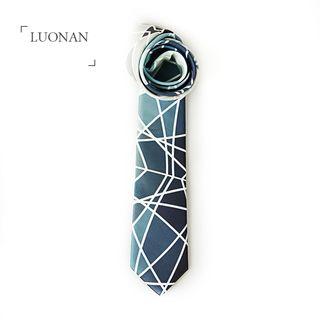 Geometric Print Tie