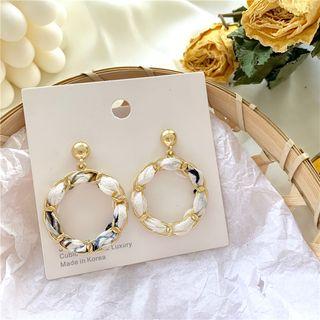 Hoop Earring 1 Pair - Stud Earring - One Size
