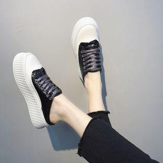 Platform Sneakers Mules