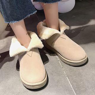 Fold-over Short Snow Boots