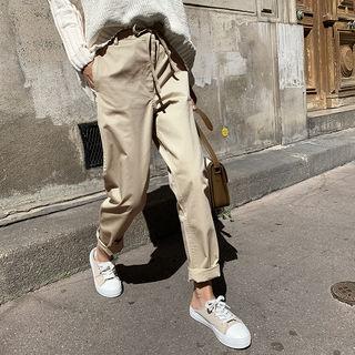 Drawcord Baggy-fit Pants