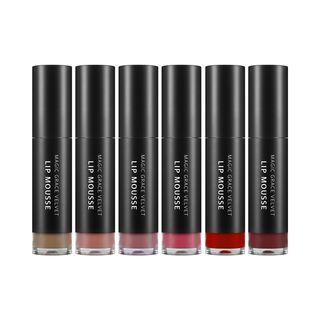 Ottie - Magic Grace Velvet Lip Mousse - 6 Colors #01 Mocha Beige