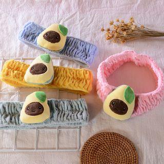 Avocado Applique Facial Headband