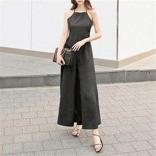 Halter Wide-leg Jumpsuit