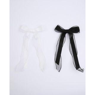Large Tulle Ribbon Brooch