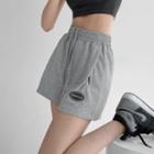 Labeled Wide-leg Sweatshorts In 10 Colors