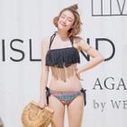 Halter Fringed Bikini