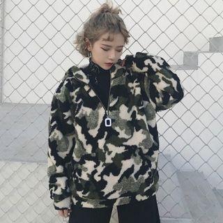 Fleece Half Zip Hoodie