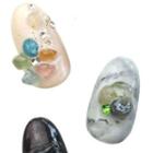 Natural Stone Nail Art Decoration As Shown In Figure -