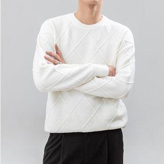 Embossed Sweater