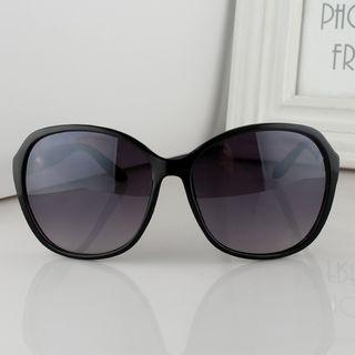 Faux Pearl Oversized Sunglasses