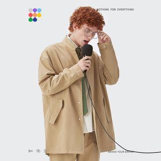 280g Stand-collar Long Jacket