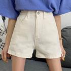 High-waist Shift A-line Shorts