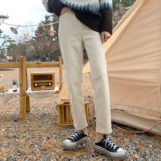 Fleece Tapered-leg Pants