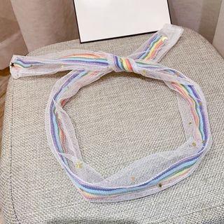 Rainbow Mesh Headband
