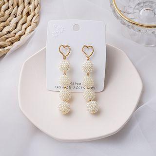 Faux Pearl Dangle Earring E2924 - As Shown In Figure - One Size