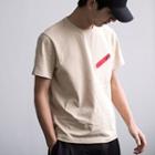 Short-sleeve Contrast Zipper T-shirt
