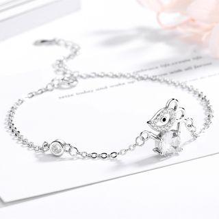 Mouse Bracelet Silver - One Size